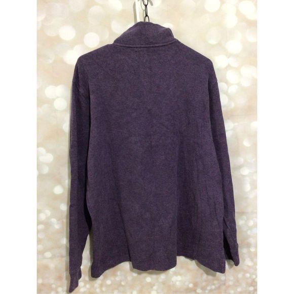 Polo Ralph Lauren 1/4 Zip Purple Shirt Men’s Size Large - Picture 6 of 12